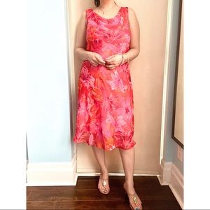 Beautiful Y2K Vintage Chiffon Cowl Neck summer Dress
